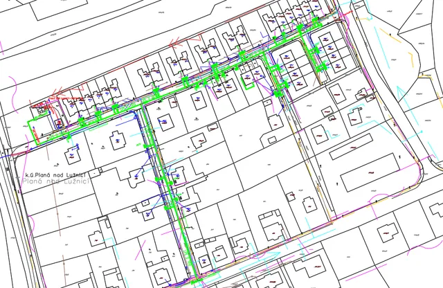STL Planá nad Lužnicí, ulice Nová – rekonstrukce STL plynovodu